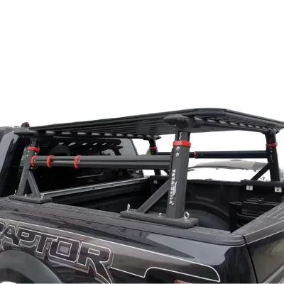 Heavy Duty Modular Truck Bed Roof Rack | Aluminum Canopy Top Luggage Carrier for Pickup, Off-Road 4x4 Accessories