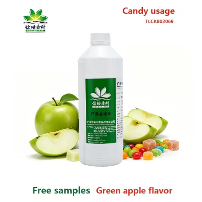 Green apple Food Flavoring, Fruit-flavored Perfume Oil, Suitable for Jam, Gummy Candy, Chewing Gum, Syrup, Solid Beverages,Apple
