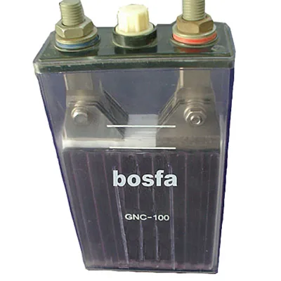 GNC100-(2) 1.2v 100ah Alkaline Battery Bosfa Ni-cd Battery 1.2v 100ah for Engine Starting
