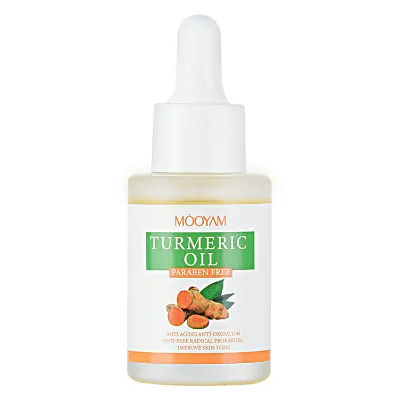 Turmeric Oil One of 7cs Turmeric Skin Care Set Anti-aging Anti-oxidation Anti-free Radical Properties 30ml MOOYAM Turmeric Oil