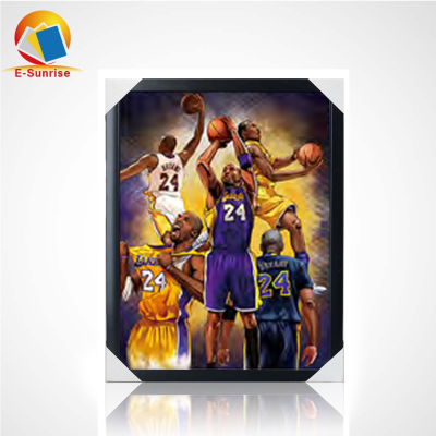 Kobe Design Lenticular Poster 3D Flip Effect Picture Home Decoration