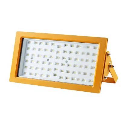 LED Explosion-Proof Warehouse Tunnel Coal Mine Outdoor Floodlight; 150W/200W Square-Shaped Waterproof Dustproof 220V Flood Lamp