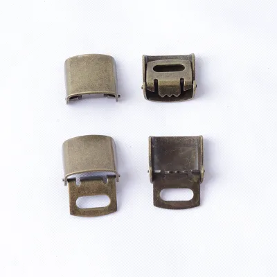 Custom Engrave Logo Baseball Cap Adjuster Hat Buckle Plating Square Shoes Buckle Metal Slide Clasp Release Brass Mesh Decoration