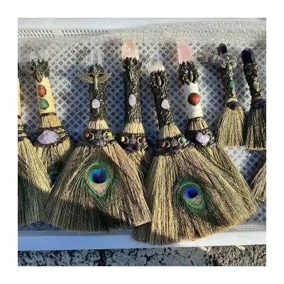 Wholesale Natural Crystal Magic Stick Wand Feng Shui Style Polished Sceptre for Witch Altar Crystal Decorative Crafts