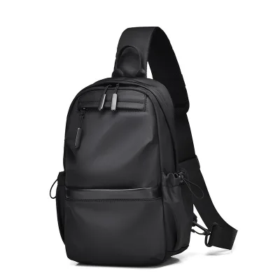 Men's Water-Resistant Breathable Chest/Crossbody/Shoulder Bags Printed Logos Durable Large Capacity Urban Simplicity Style