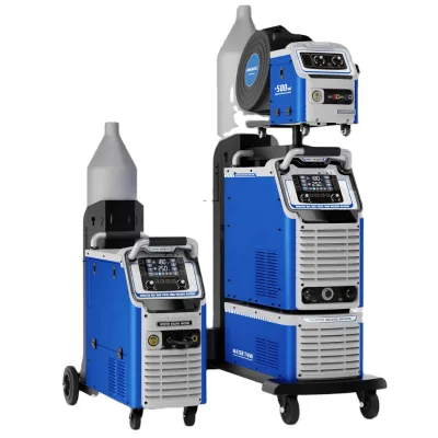 Professional mig 500p welding machine with multifunction for carbon steel and Aluminium dual pulse welding machine mig-500