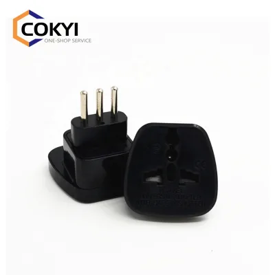 2-Outlet 10A Multi-Function World Travel Plug for Italy/Chile with Italian Gauge Transfer