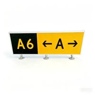 Airfield LED Information Guidance Sign with Renewable Solar Power for Airport Navigation