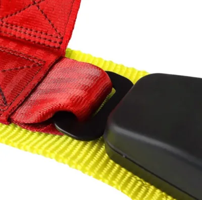 Racing Safety Harness Adjustable 2"+3" Width Heavy-Duty Soft Webbing and Durable Black Steel