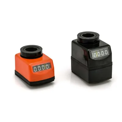 Digit Mechanical Rotary Counter Shaft Mount Drive 0-99999 Reset Knob Custom Housing Color for Industrial Machine Counting Use