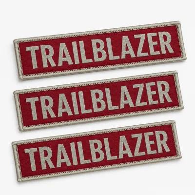 Personalized 3D Custom Embroidered Logo Patches for Trailblazer Adventure Club, Professional Iron-on Identity Badge AWELLS