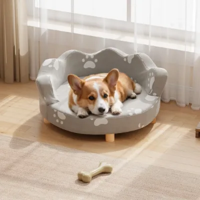 Modern Animal Wood Eco-Friendly Durable Sustainable Pet Bed for Cats All Seasons