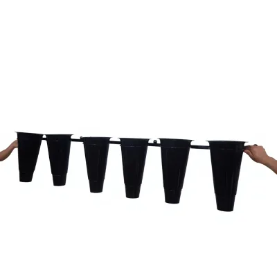 Black Wall Planter Hanging Flower Basket for Indoor Green Wall Decor