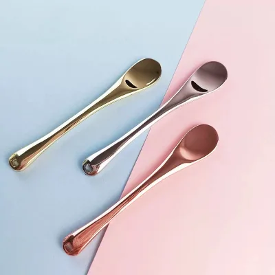 Custom Professional Makeup Spatula Stainless Steel Skincare Tools for High-End Spa Treatments