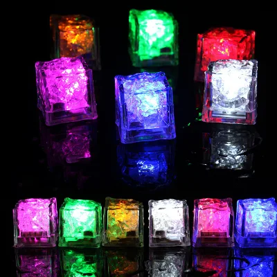 LED Illuminated Ice Cubes Are Suitable for Birthday Parties, bar Decorations, Wedding Atmosphere Creation, and Other Occasions.