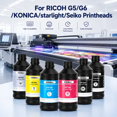 1000ml Soft Neutral LED Curable Print UV Ink for Ricoh Gen5 Gen6 G5 G6 for Konica 512 1024 for StarFire for Seiko Printer