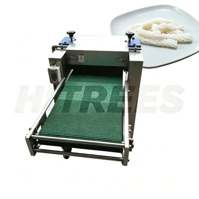 Advanced Squid Pattern Cutting Machine for Frozen Seafood