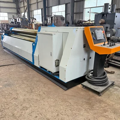Premium 4x3000 CNC Four-Roll Plate Rolling Machine,full-hydraulic High-precision Automatic Plate Roll Forming Machine
