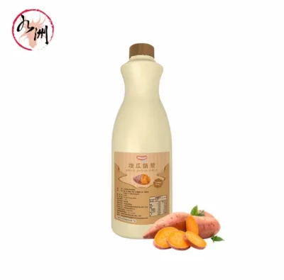 Food Safety Standard Yellow Ube Tapioca Sweet Potato Syrup 1.2kg Halal For Specialized Bubble Tea Wholesale Sourcing