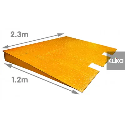 Container 8.0T Capacity Forklift Load Ramp Loading Unloading Ramp