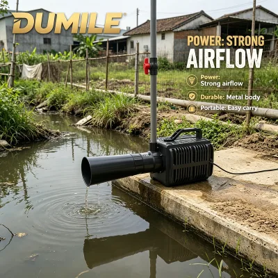 Portable Submersible Jet Aerator Pump Easy Installation for Aquaculture and Landscape Pond Circulation