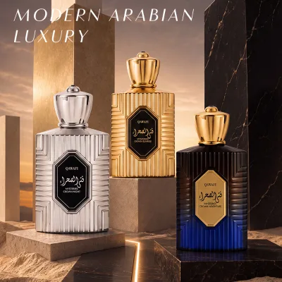 QAWAFI 100ml Men's Perfume Spray Eau De Parfum Long-Lasting Woody Oriental Fragrance Perfume