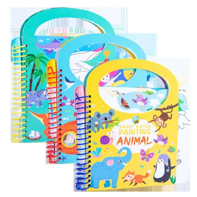 New Arrival Children Gifts Reusable Popular Busy Situational Cognitive Baby Kids Water Painting Drawing Coloring Books