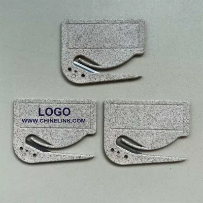 Customized Safety Box Cutter Wheat Straw Portable Letter Opener