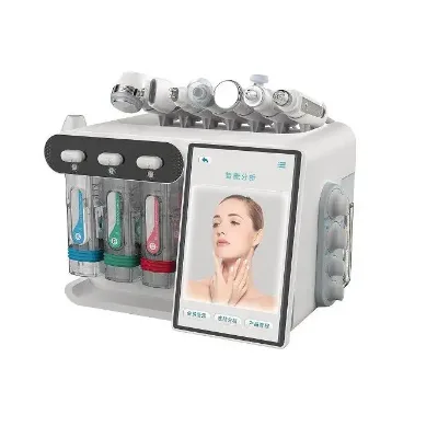 Hydro H2O2 Peeling Vacuum RF Face Lifting Small Bubble Water Aqua Skin Spa Deep Cleansing Salon Machine