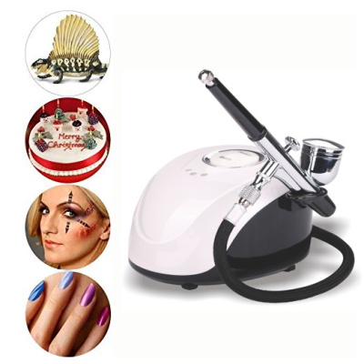 Airbrush Kit Compressor With Air Brush 0.4mm Nozzle Paint Spray Gun for Nail Art Make up Air-brush Set