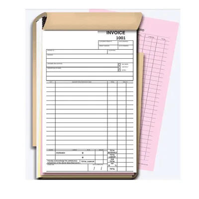 Bill Block Invoice Accounting Receipt A4 Office Pre-Printed Pages