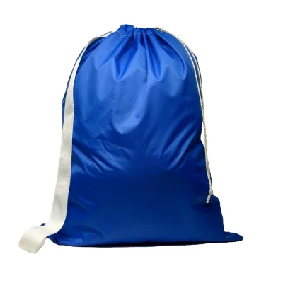 Printing logo Heavy Duty Nylon Black Portable Wash and Fold Laundry Bags