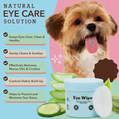 Hot Selling Pet Wipes Portable Pet Hygiene Eye Wipes Soft Cat and Dog Eye Cleaning Wipe
