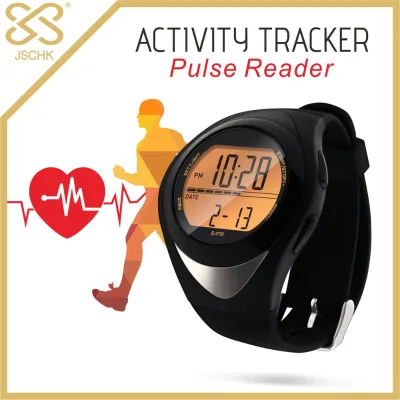 Jasonic Water Resistant Quick Touch Heart Rate Monitor Multifunction Watch Fashion Pedometer Digital Fitness for Outdoor