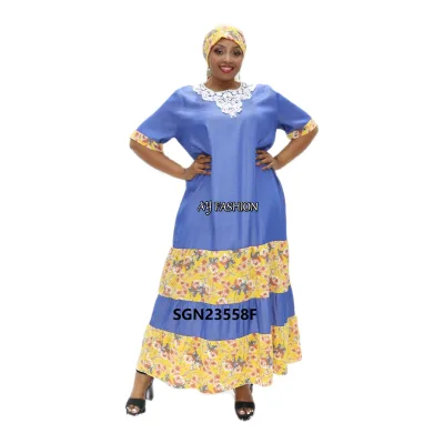 African Clothing Kaftan Dress Floral Stylish Factory Caftan Muslim Women New Dera