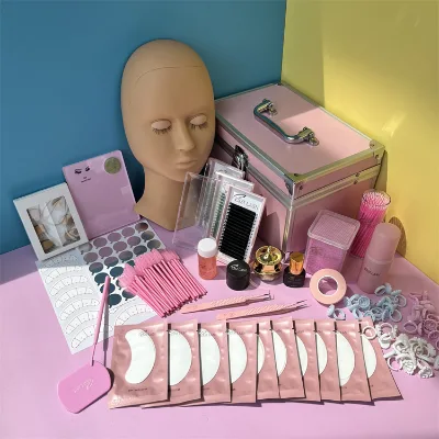 Private Label Eyelash Extension Training Kits for Starter Wholesale Lash EXtension Supplies Vendor