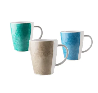 Sebest High Quality Custom Melamine Mug with Handle Unbreakable Heat Insulation Modern Style Good Price