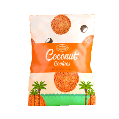 198g Halal Crispy Coconut Cookies Snack  Manufacturer Coconut Cookies Biscuits