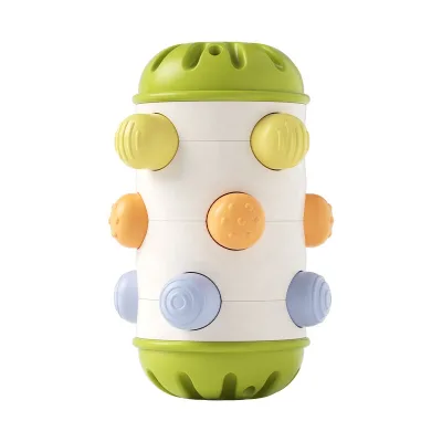 2024 New Plastic Puzzle Toys Push Soothing Educational New Born Shake Explore Baby Roller Toy for 1years