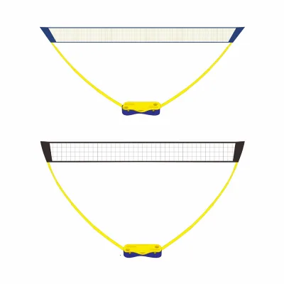 Wholesale Portable Badminton Net Set, Folding Volleyball Badminton Nets, Backyard Sports Nets