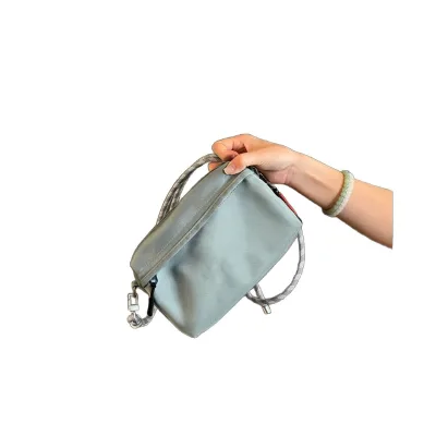 Lightweight Versatile Multi-compartment Small square Bag Casual Waterproof Camera Bag Nylon Pastel Candy Colors Crossbody