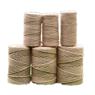 Jute & Plastic Twisted Rope 6mm 8mm 10mm 12mm Yellow Multi-Purpose Decoration Cord
