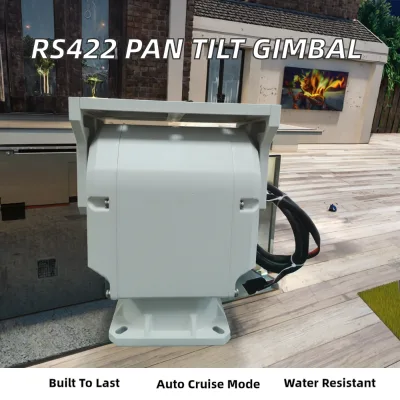 Heavy Duty 20kg Payload Mobile Vehicle Mounted PTZ Head Anti Vibration Marine Pan Tilt Camera Positioner