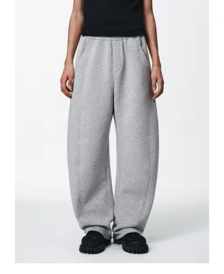 Custom Men's Oversized Air Layer Jogger Pants  Baggy Track Pants Casual Straight Leg Wide Leg Heavyweught Sweatpants for Men