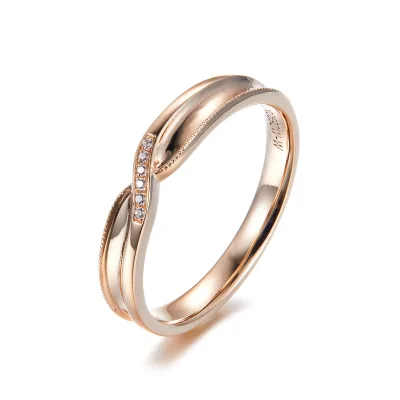 QR0690W-WJingzhanyi2024 love Ring Design Men and Women Mutual Confession Ring Custom Couple Ring Novel Design and Manufacture