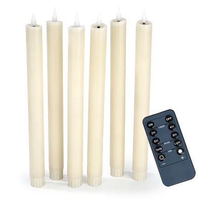 Tapered Long Pole Candle Romantic Birthday Wedding Home Decoration White Pole Candles