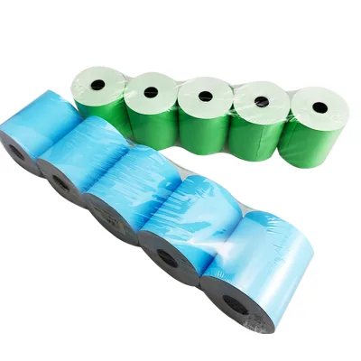 Vibrant Color Thermal POS Rolls Single Layer Paper for Event Ticketing and Queue Management