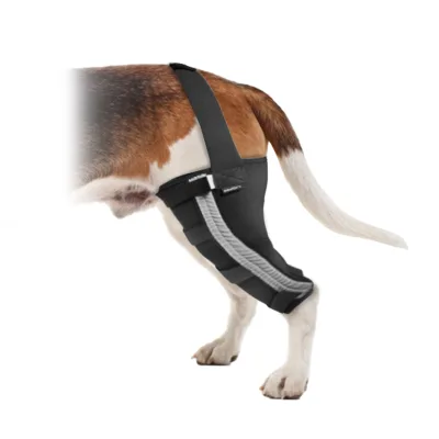Dog Rear Leg Protector, Dog Hind Leg Brace Prevent Licking Adjustable Pet Leg Guards Support Protector for Surgery Recovery