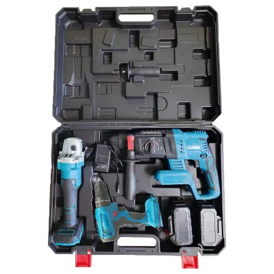Portable Electric Drill Saw Hammer Polisher Brushless Power Tool Set for Repair