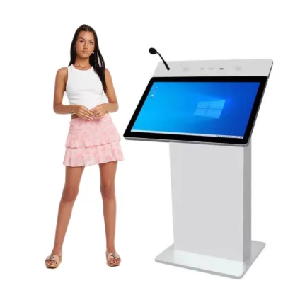 E-podium for School Furniture Digital Lectern Smart Rostrum All in One Pc Integrated Smart Lectern